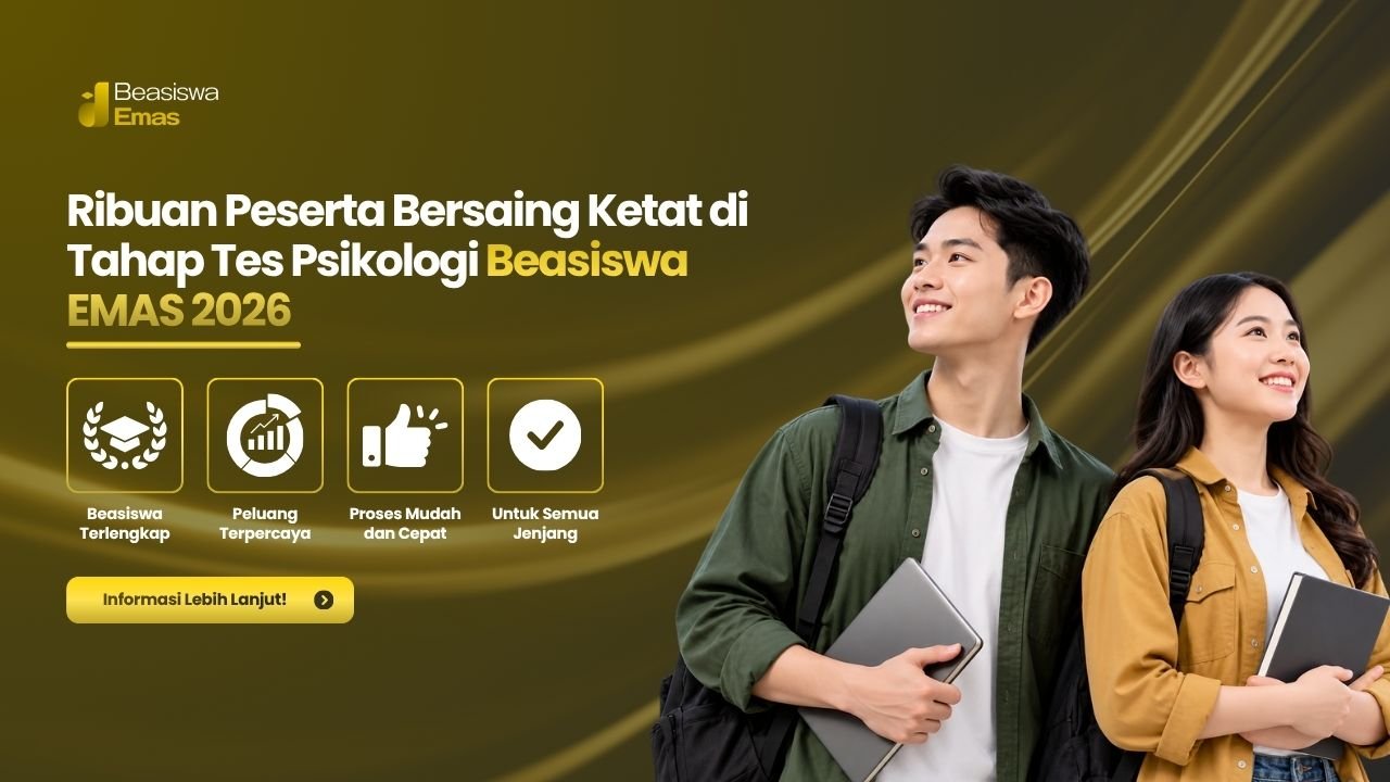 Ribuan Peserta Bersaing Ketat di Tahap Tes Psikologi Beasiswa EMAS 2026