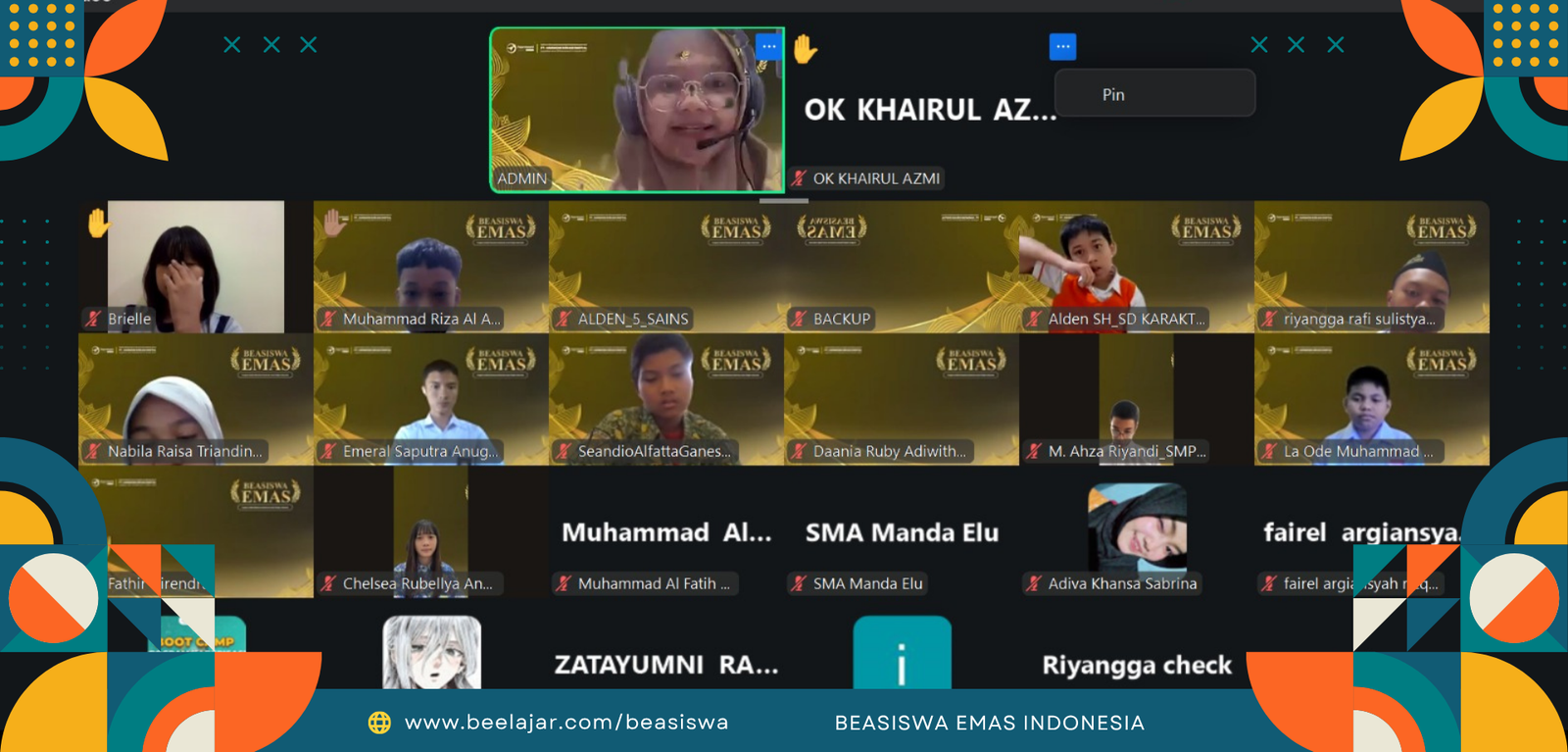 DOKUMENTASI SELEKSI BEASISWA