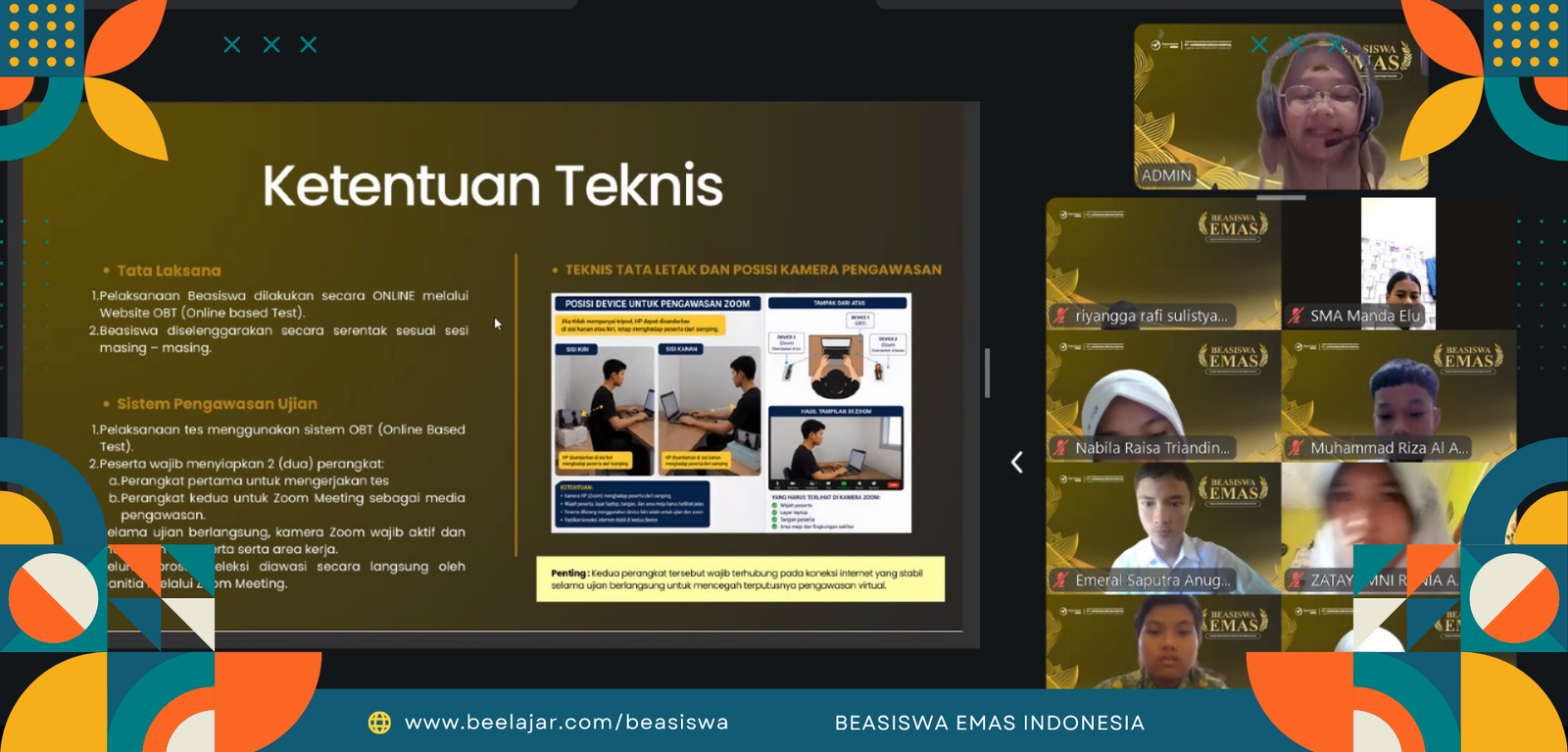 DOKUMENTASI SELEKSI BEASISWA